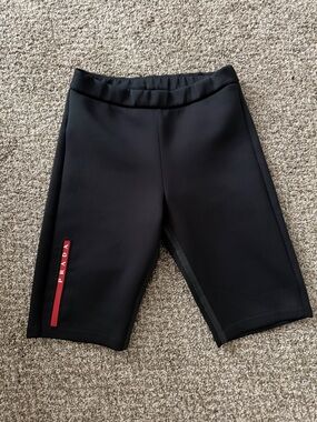 Prada Linnea Rossa Men’s Black Logo Bike Shorts